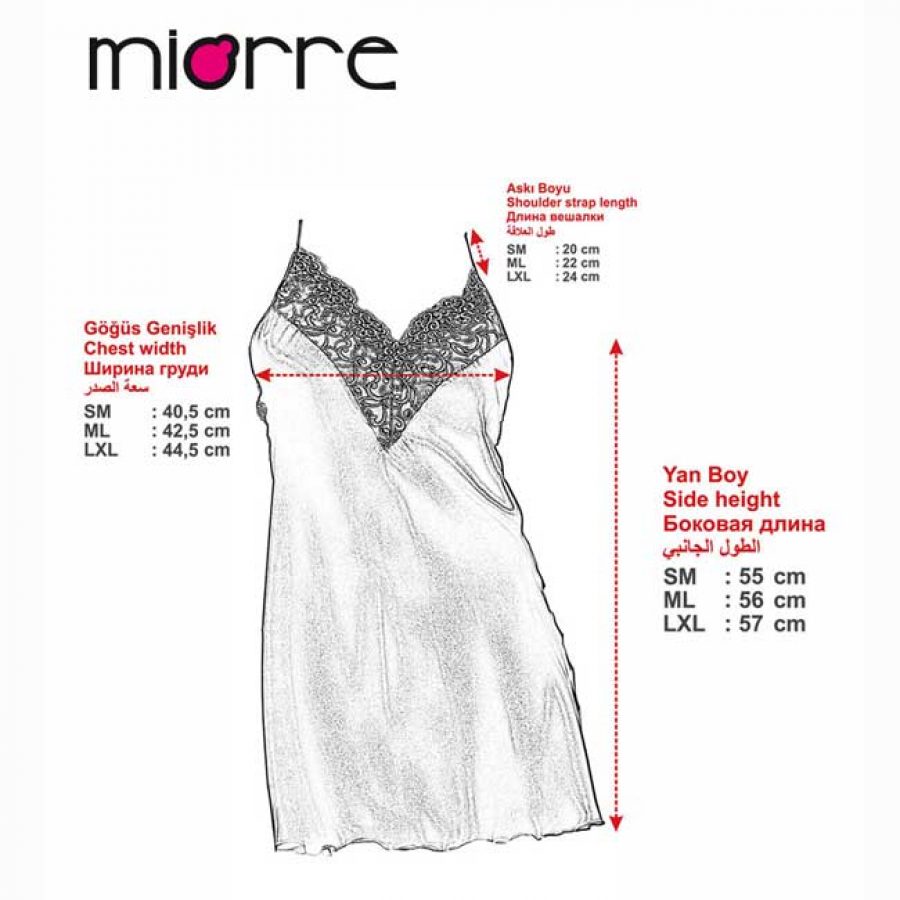 Miorre Νυχτικό Σατέν
